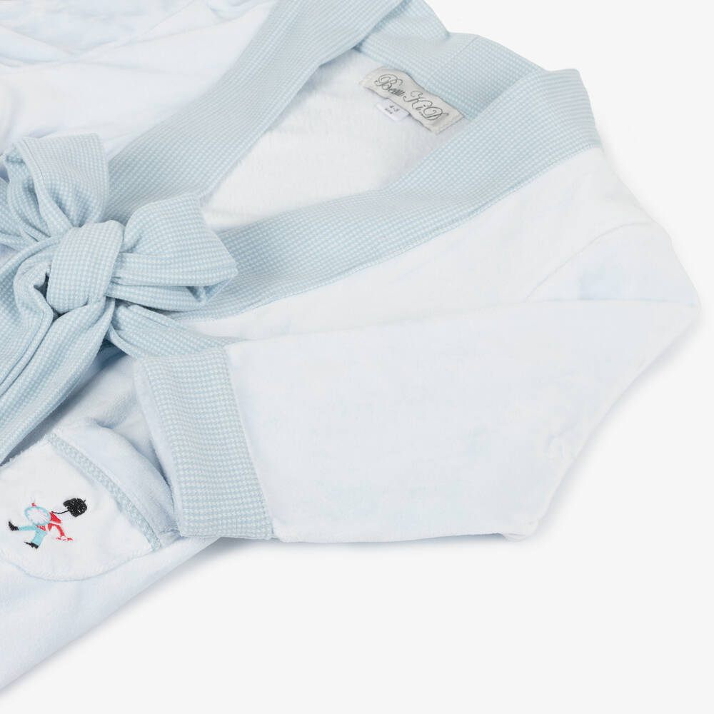 Beau KiD-Boys Blue Pyjamas & Dressing Gown Set | Childrensalon