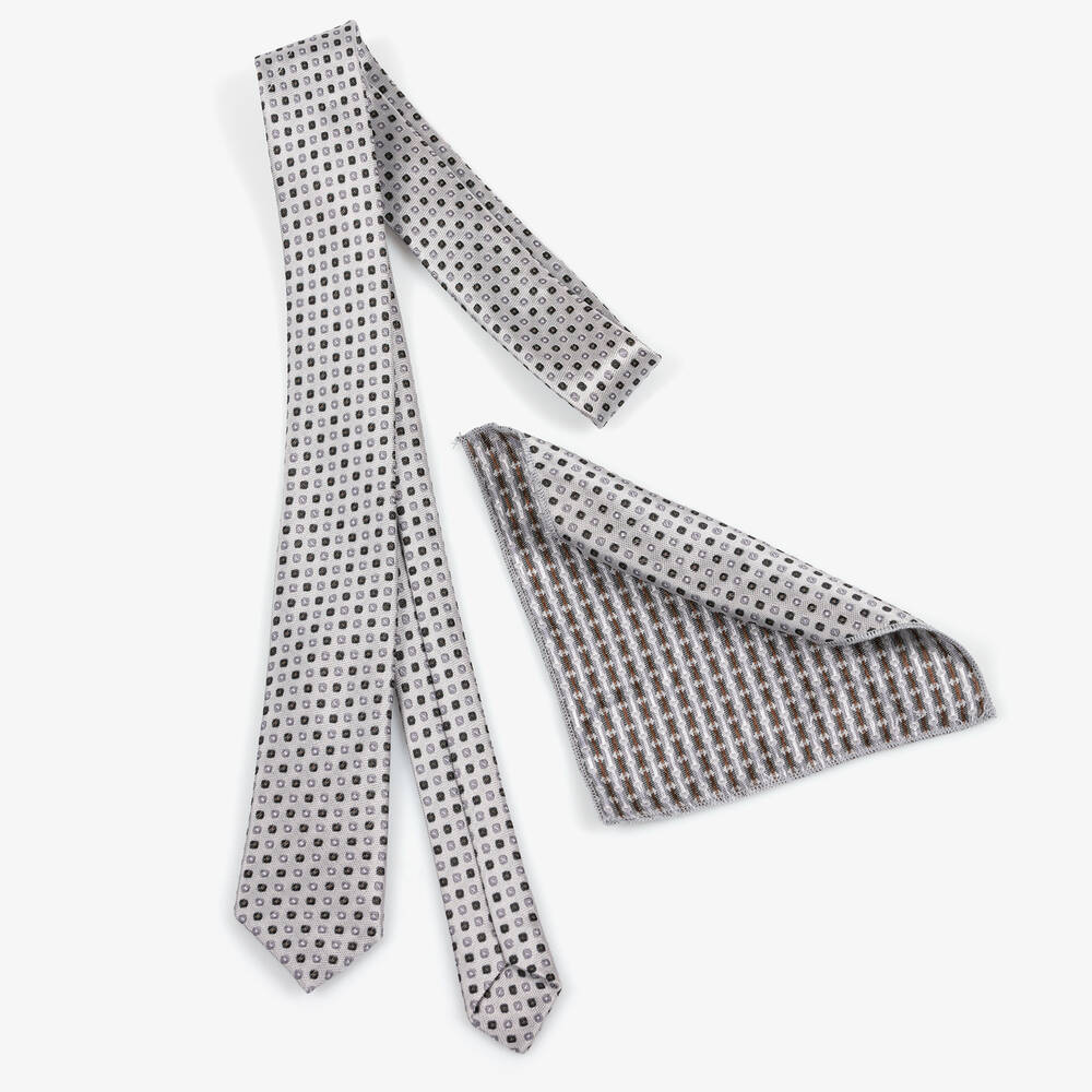 Beau KiD-بدلة لون رمادي للأولاد ( 5 قطع ) | Childrensalon