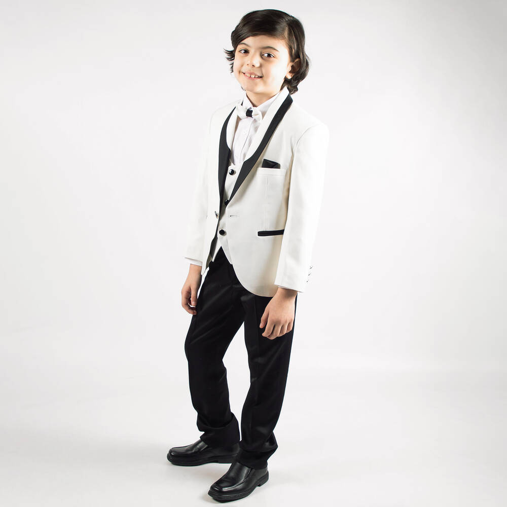 Beau KiD-Кремовый костюм-смокинг (5 предметов) | Childrensalon