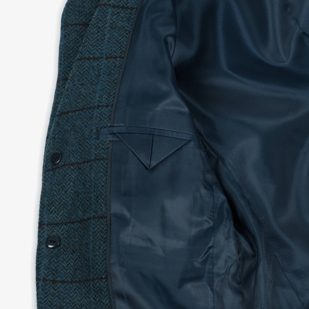 Beau KiD-بدلة كاروهات لون كحلي للأولاد (3 قطع) | Childrensalon