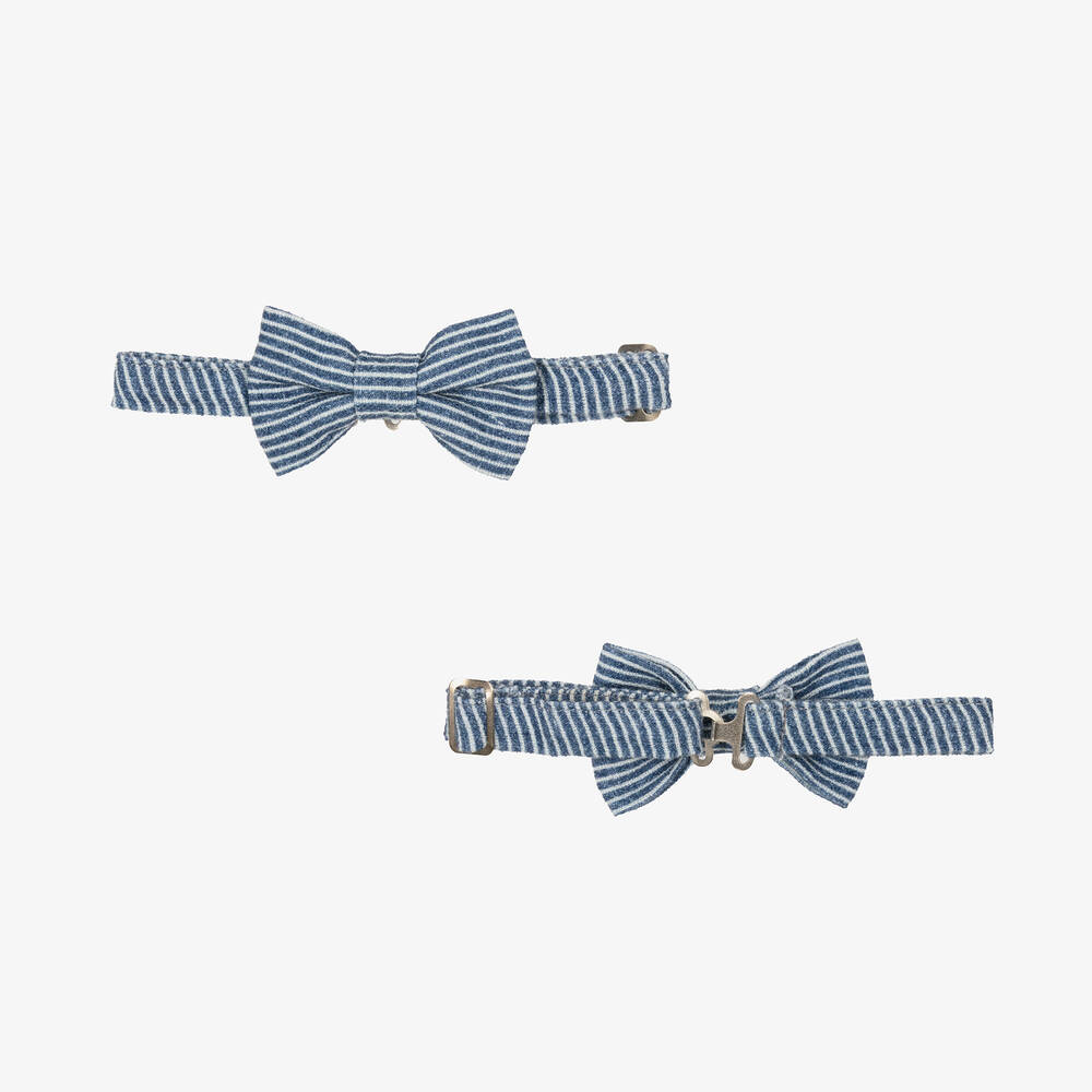 Beau KiD-Костюм с шортами из хлопка в синюю полоску для мальчиков | Childrensalon