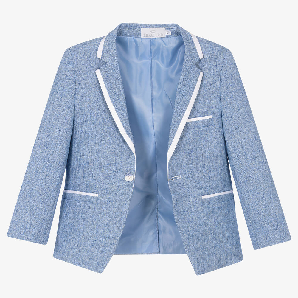 Beau KiD-Синий костюм из 3 предметов для мальчиков | Childrensalon