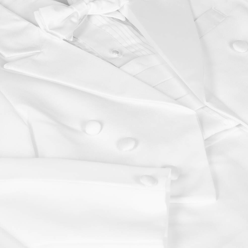 Beau KiD-Костюм-смокинг из 5 предметов белого цвета | Childrensalon