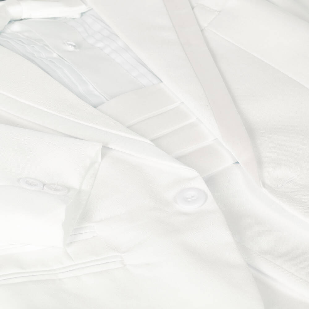 Beau KiD-Белый костюм-смокинг для мальчиков (5 предметов) | Childrensalon