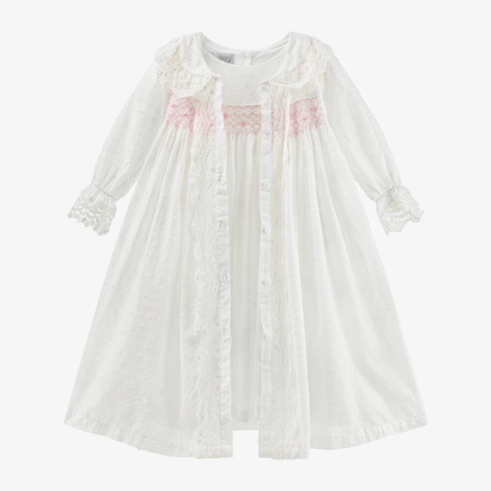 Beau KiD-Комплект с ночной рубашкой из хлопка для девочек | Childrensalon