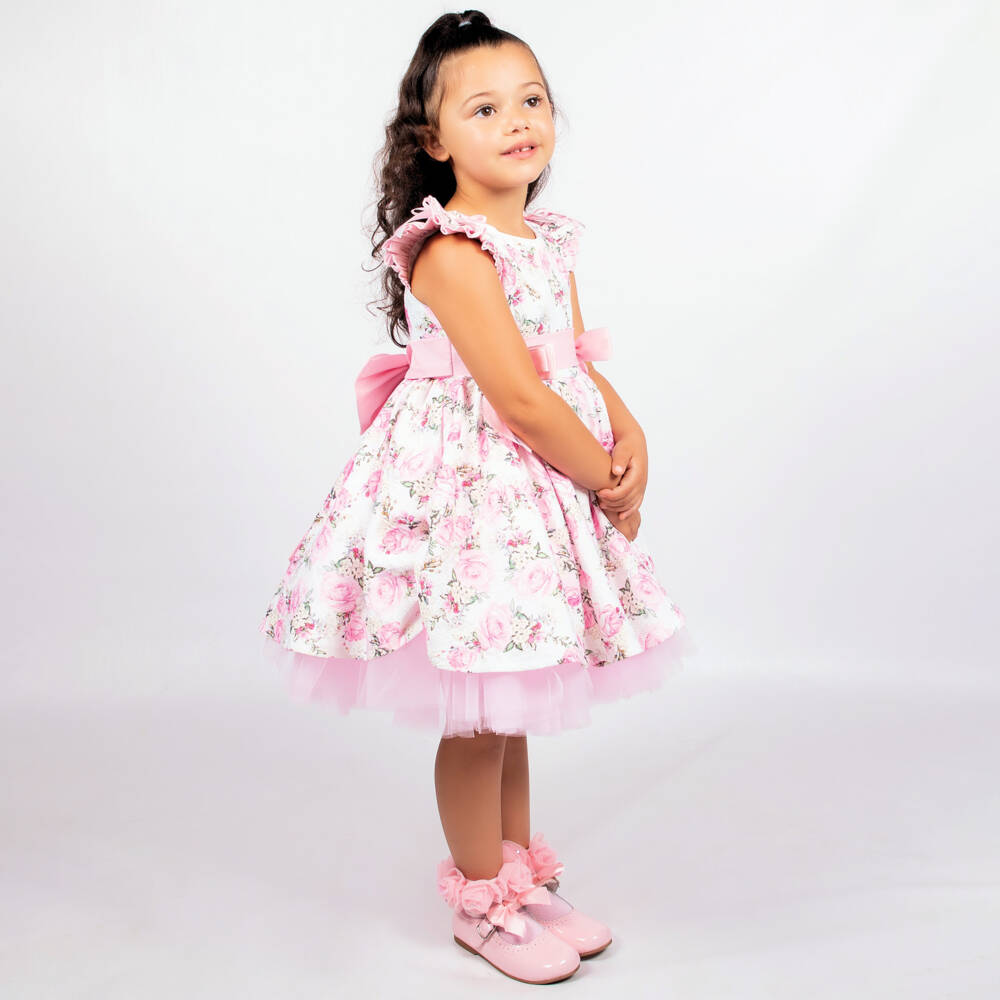 Beau KiD-Носки из хлопка розового цвета с рюшами | Childrensalon