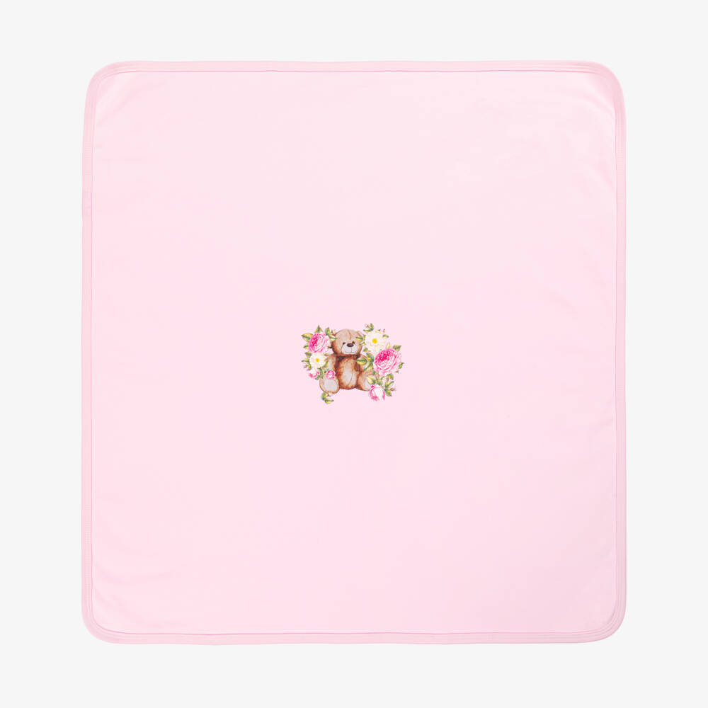 Beau KiD-طقم أفرول قطن لون زهري للمولودات | Childrensalon