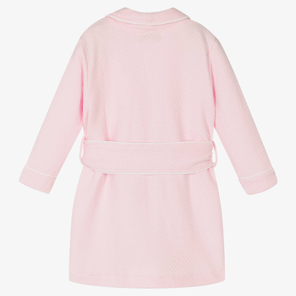 Beau KiD-Girls Pink Cotton Bathrobe | Childrensalon