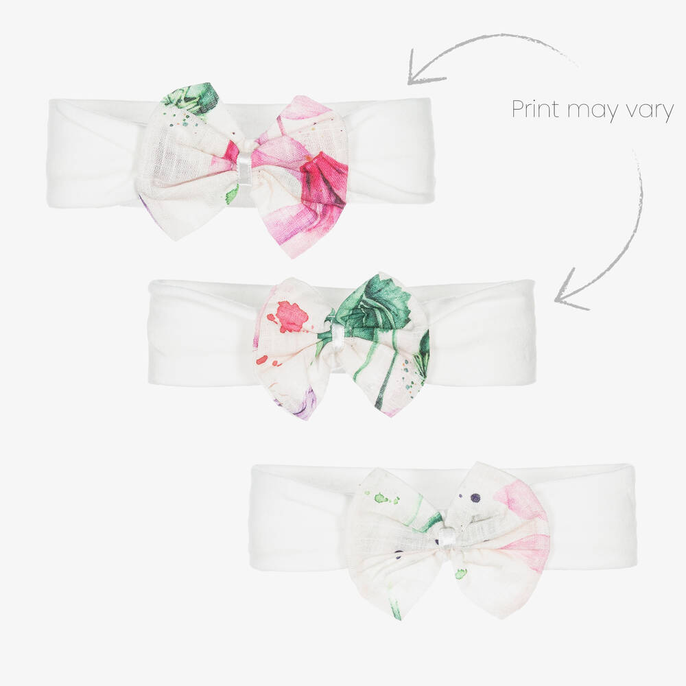 Beau KiD-Кремовый комплект с хлопковым платьем в цветочек | Childrensalon