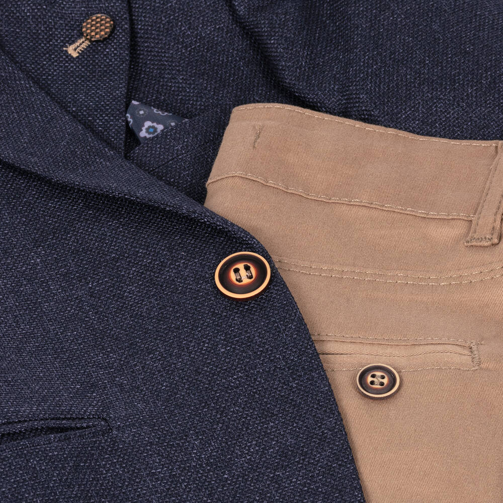 Beau KiD-Сине-бежевый костюм | Childrensalon