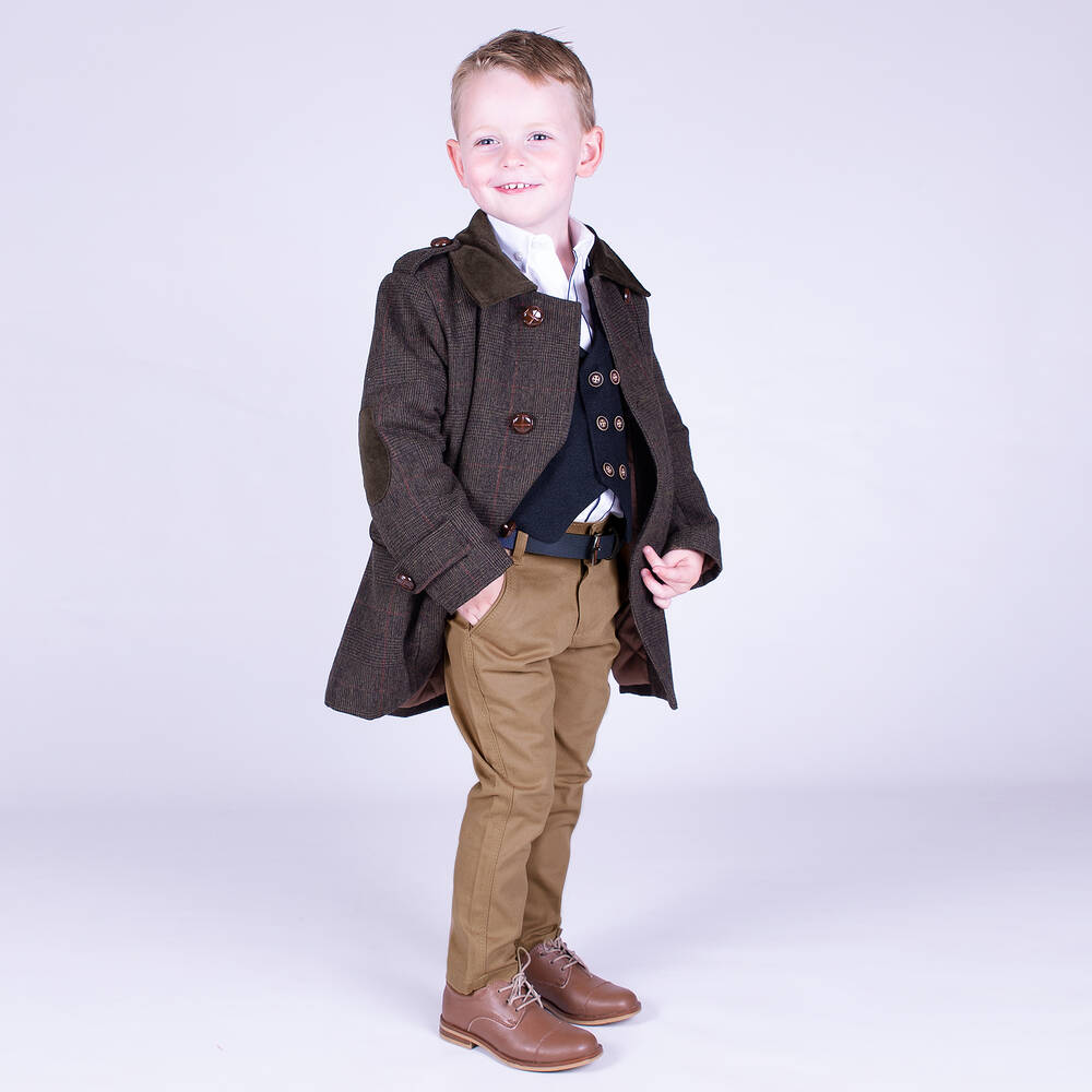 Beau KiD-Сине-бежевый костюм | Childrensalon