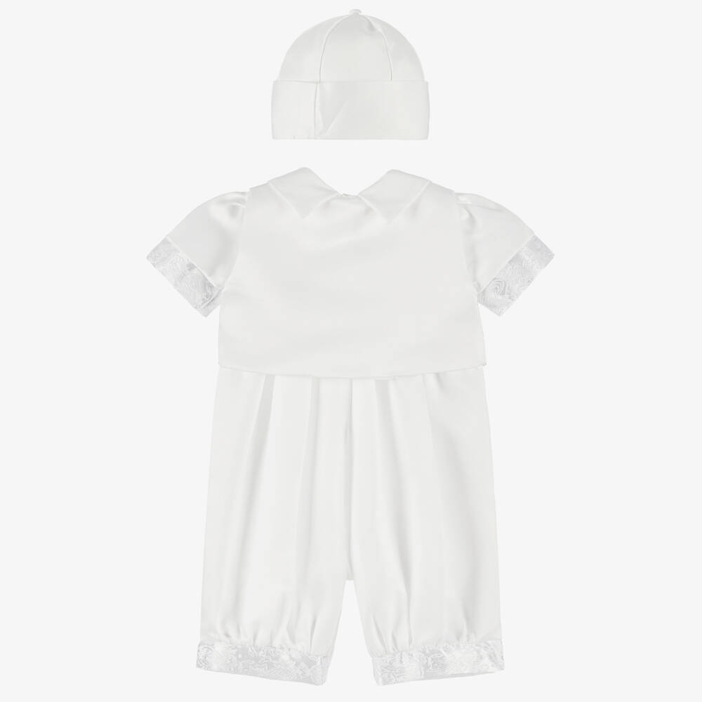 Beau KiD-Белый комплект с комбинезоном для малышей | Childrensalon