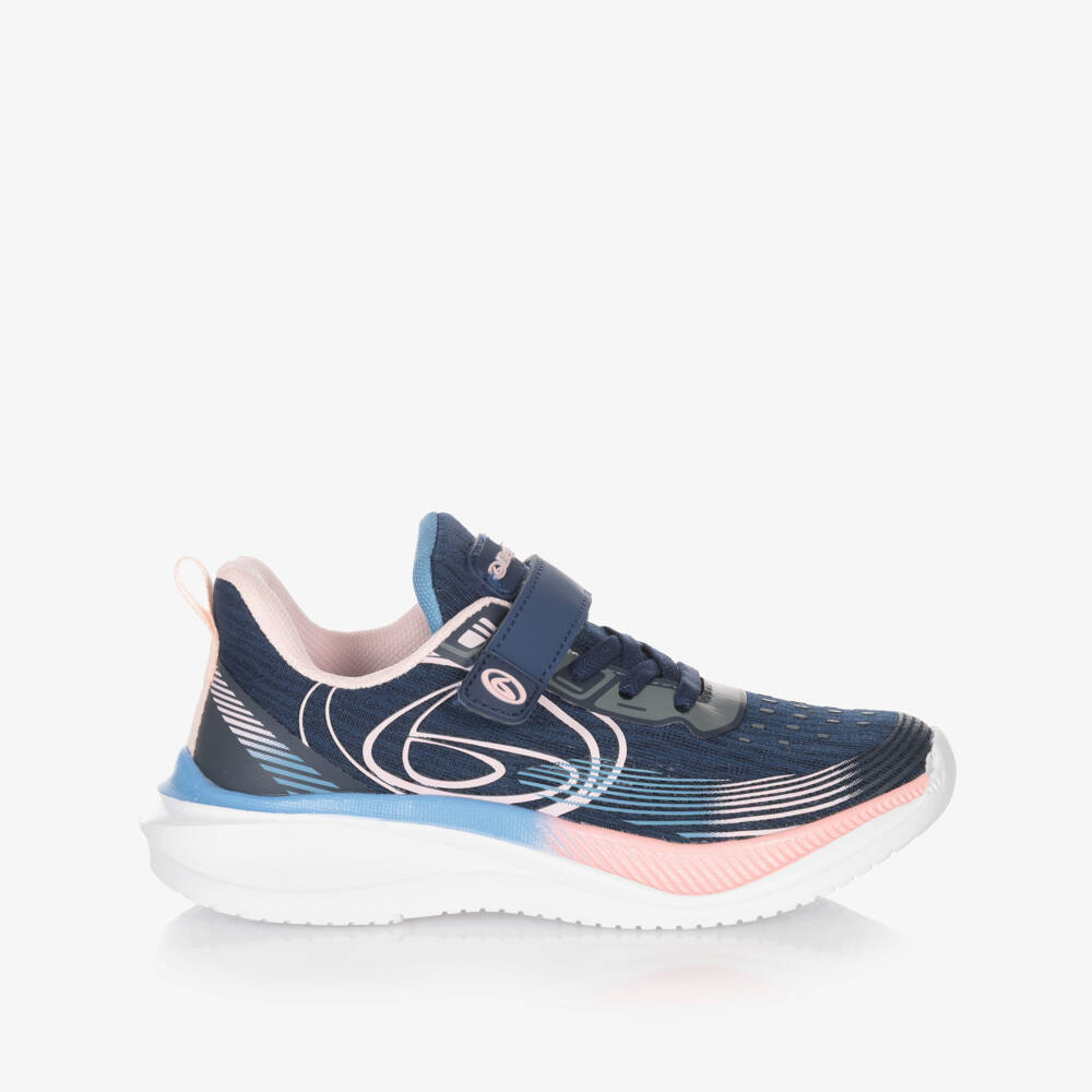 Beppi-Кроссовки сине-розовые с мягкой пенной стелькой для девочек | Childrensalon