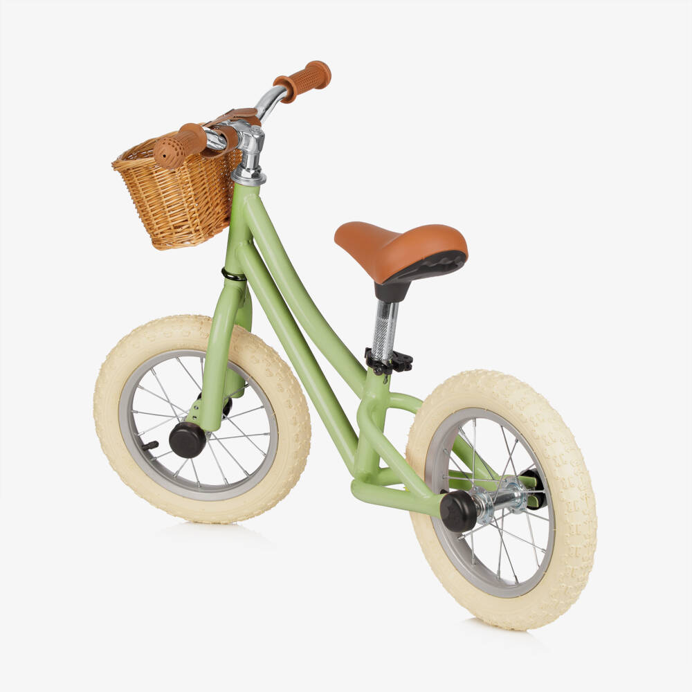 Bigjigs-Mint Green Balance Bike | Childrensalon