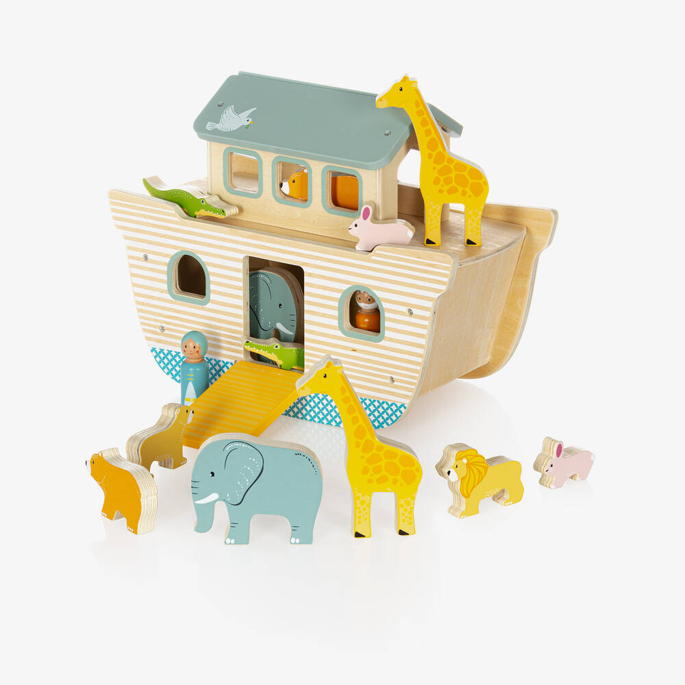 Bigjigs-Noah's Ark Wooden Toy (35cm) | Childrensalon