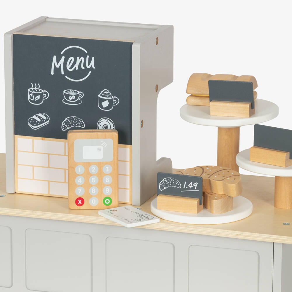 Bigjigs-lИгровой набор деревянный Кофейня (55см) | Childrensalon