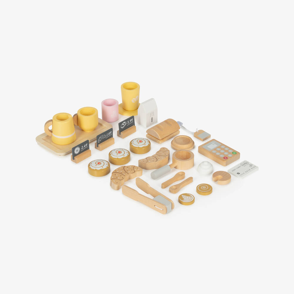 Bigjigs-lИгровой набор деревянный Кофейня (55см) | Childrensalon