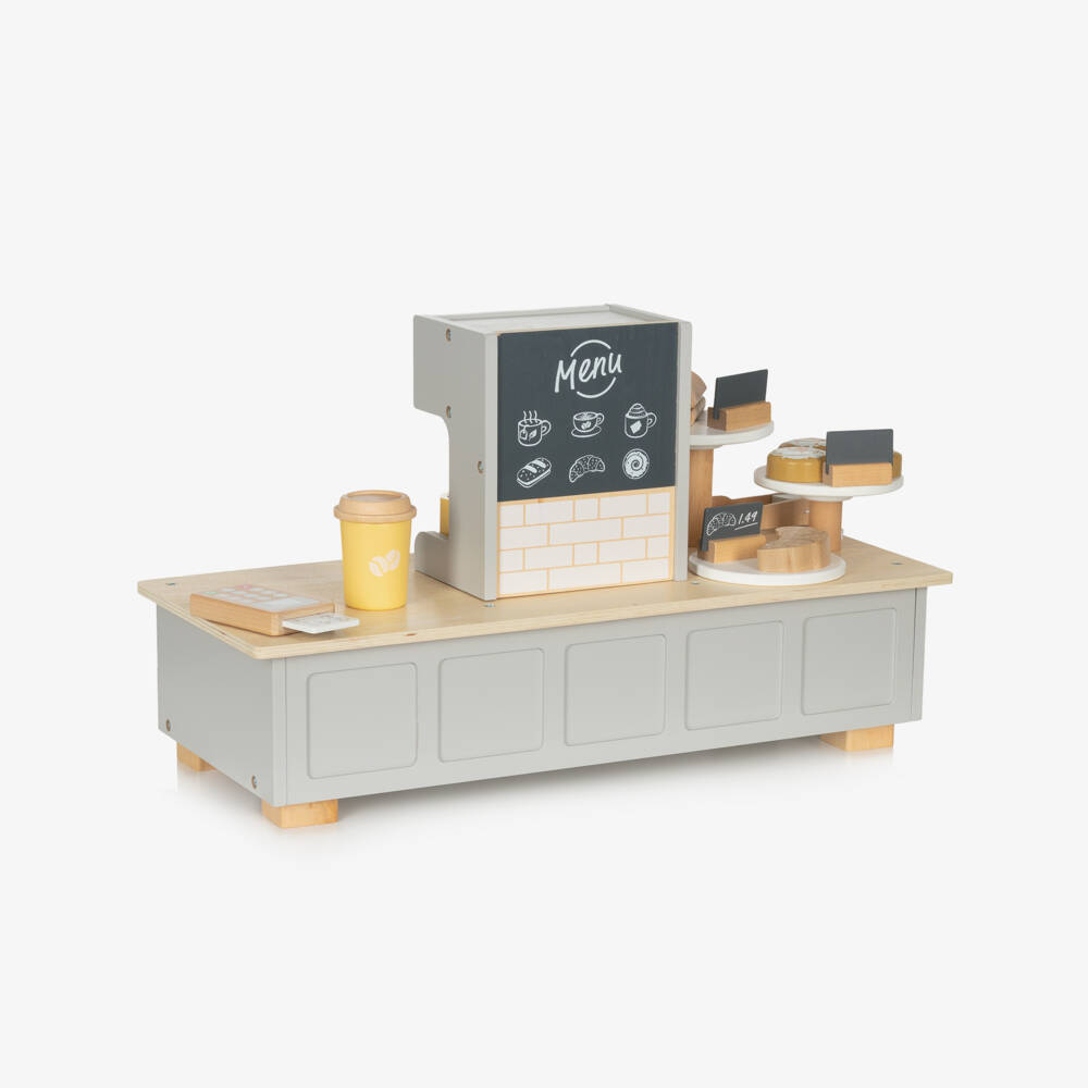 Bigjigs-lИгровой набор деревянный Кофейня (55см) | Childrensalon