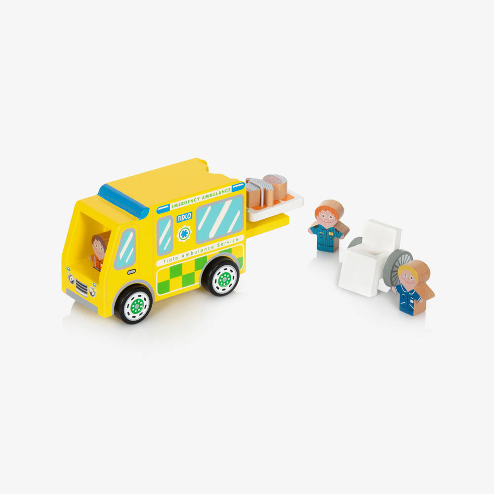 Bigjigs-Wooden General Hospital Play Set (54cm) | Childrensalon