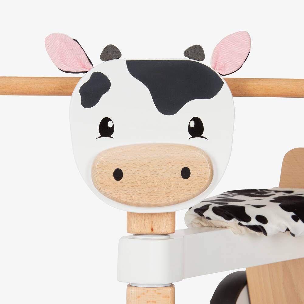 Bigjigs-Wooden Ride-On Cow (45cm) | Childrensalon