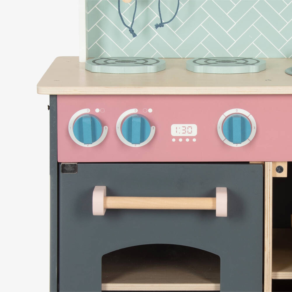 Bikkembergs-مجموعة مطبخ خشب على الطراز الاسكندنافي (60 سم) | Childrensalon