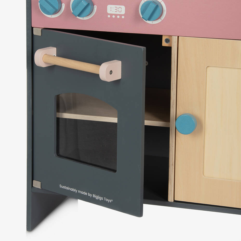 Bigjigs-Wooden Simply Scandi Kitchen Play Set (60cm) | Childrensalon