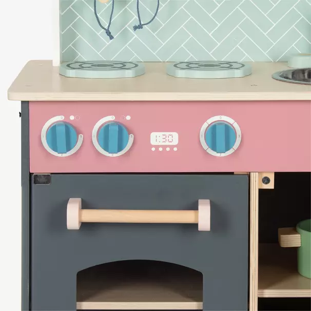 Bigjigs-Wooden Simply Scandi Kitchen Play Set (60cm) | Childrensalon