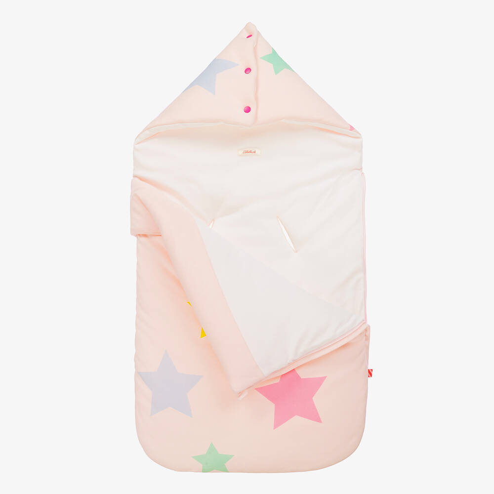 Billieblush-Baby Girls Pink Cotton Star Nest (82cm) | Childrensalon