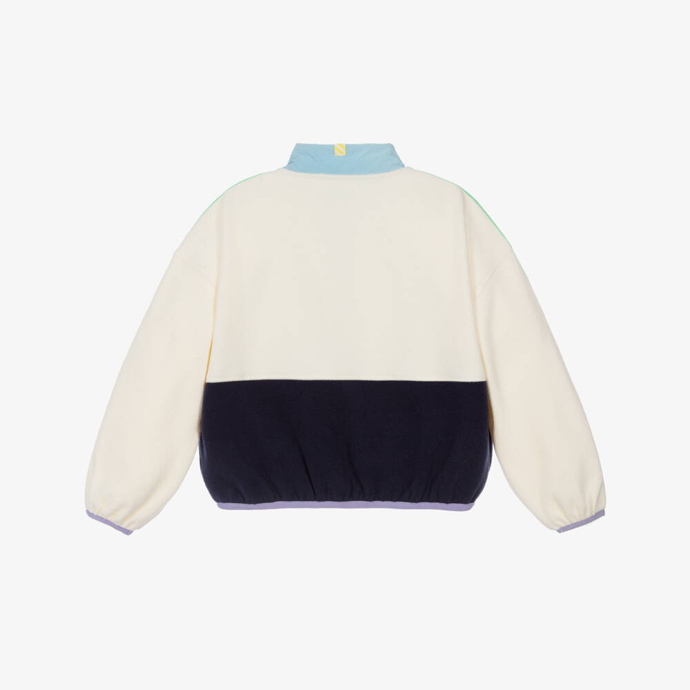 Billieblush-Boys Colourblock Fleece Zip-Up Top | Childrensalon