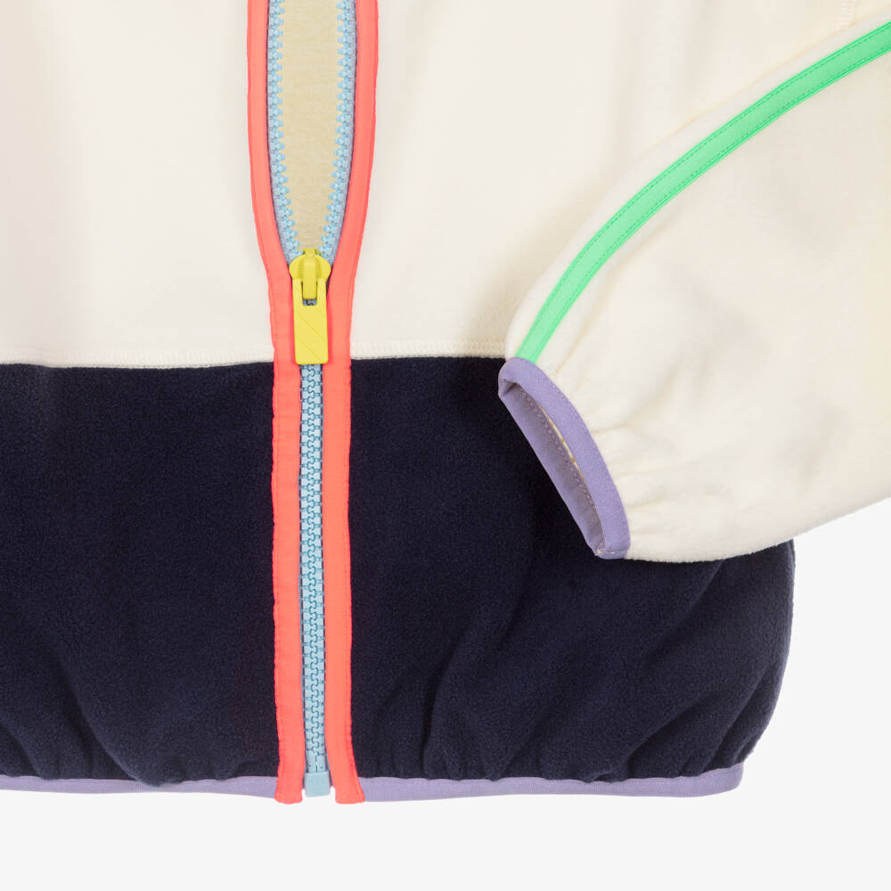 Billieblush-Boys Colourblock Fleece Zip-Up Top | Childrensalon