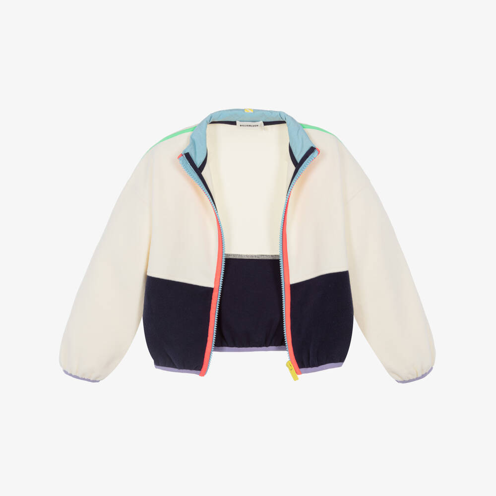 Billieblush-Boys Colourblock Fleece Zip-Up Top | Childrensalon