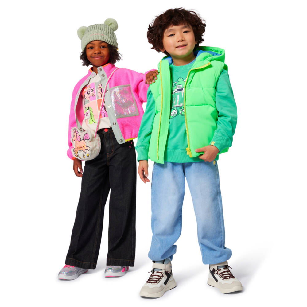 Billieblush-Boys Green Skateboard Print Cotton Sweatshirt | Childrensalon