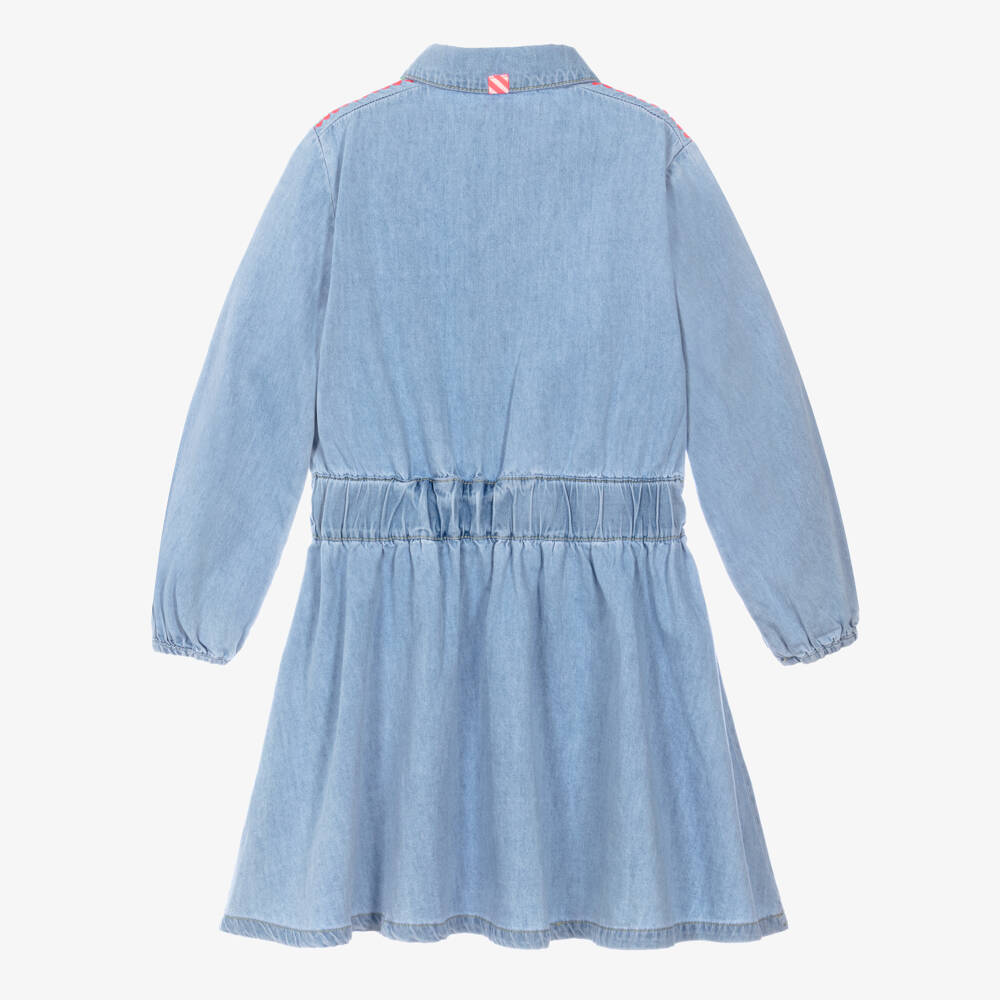 Billieblush-Girls Blue Chambray Dress | Childrensalon