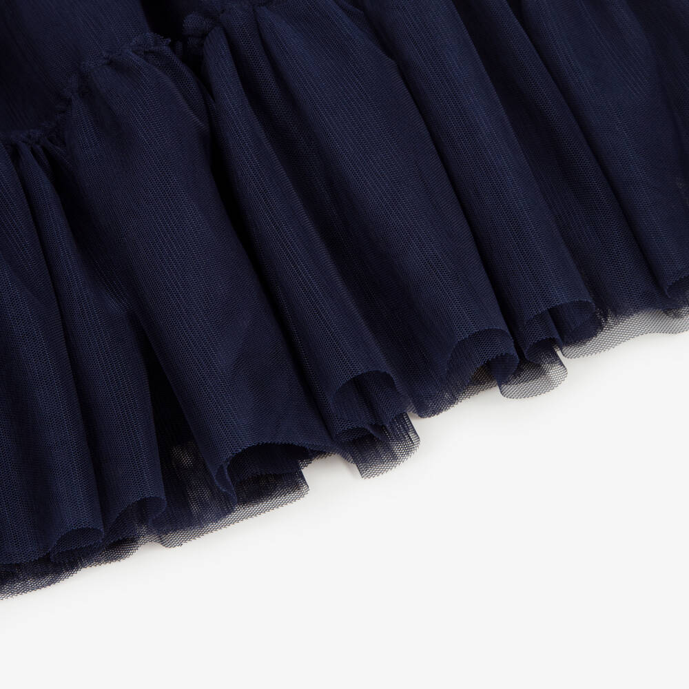 Billieblush-Girls Blue Sequin & Tulle Dress | Childrensalon