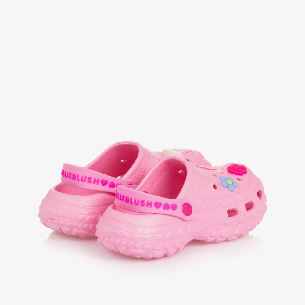 Billieblush-صندل مطاط لون زهري فاتح للبنات | Childrensalon