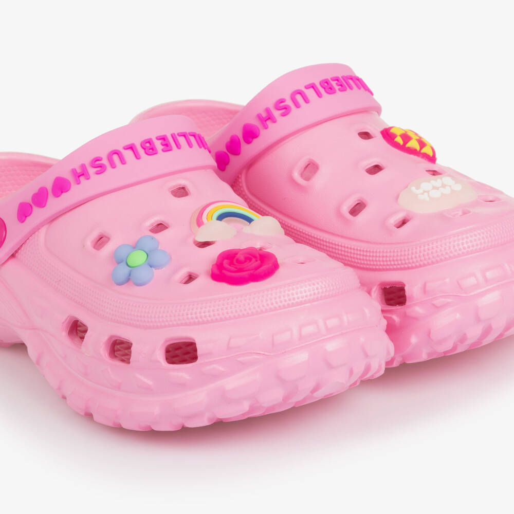 Billieblush-صندل مطاط لون زهري فاتح للبنات | Childrensalon