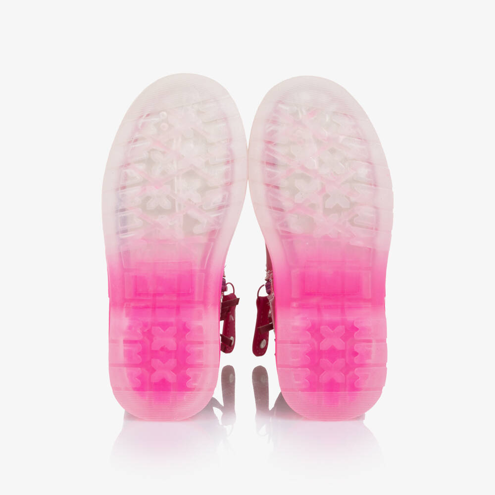 Billieblush-Girls Iridescent Pink Fringe Boots | Childrensalon