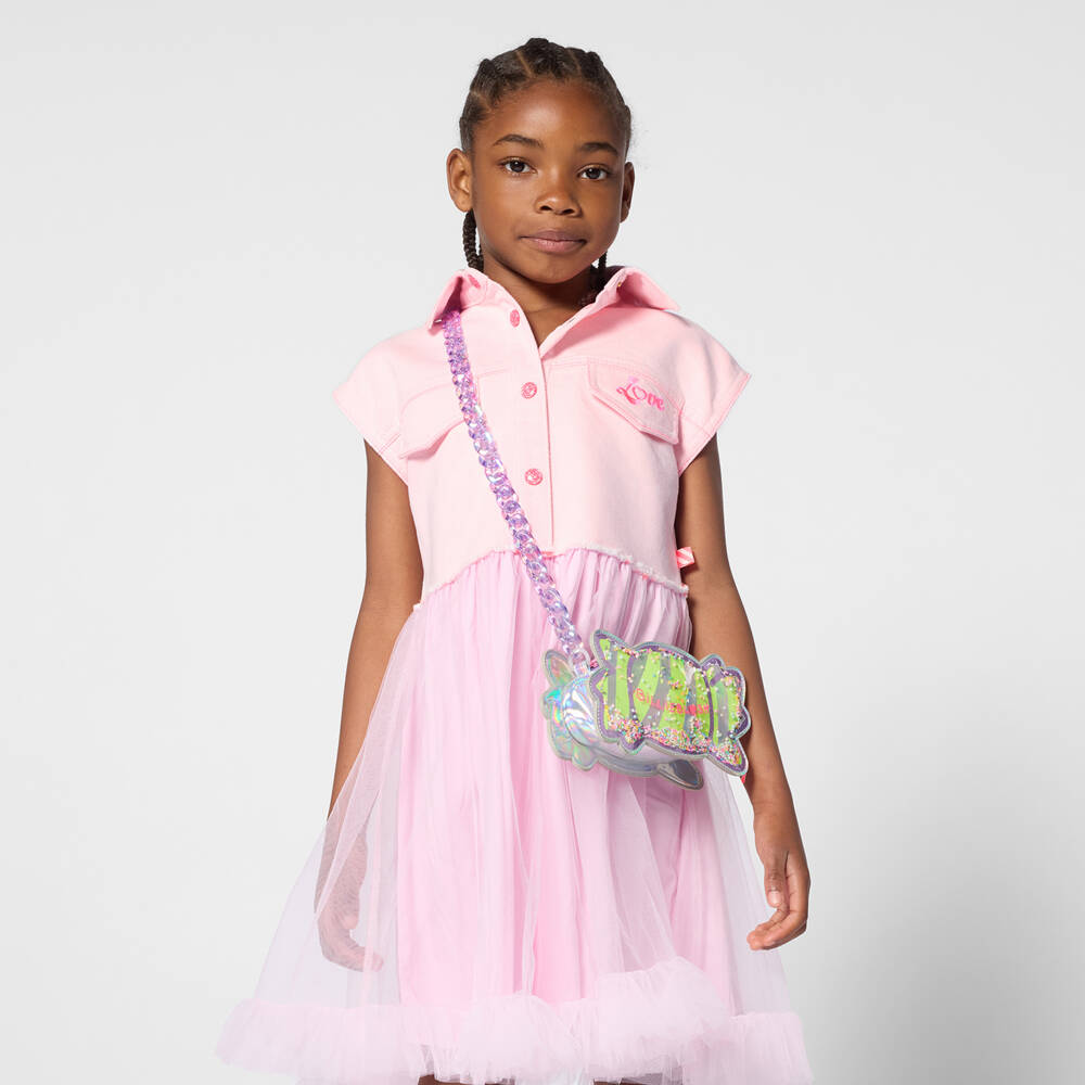 Billieblush-Сумка-конфета сиреневая радужная для девочек (21см) | Childrensalon