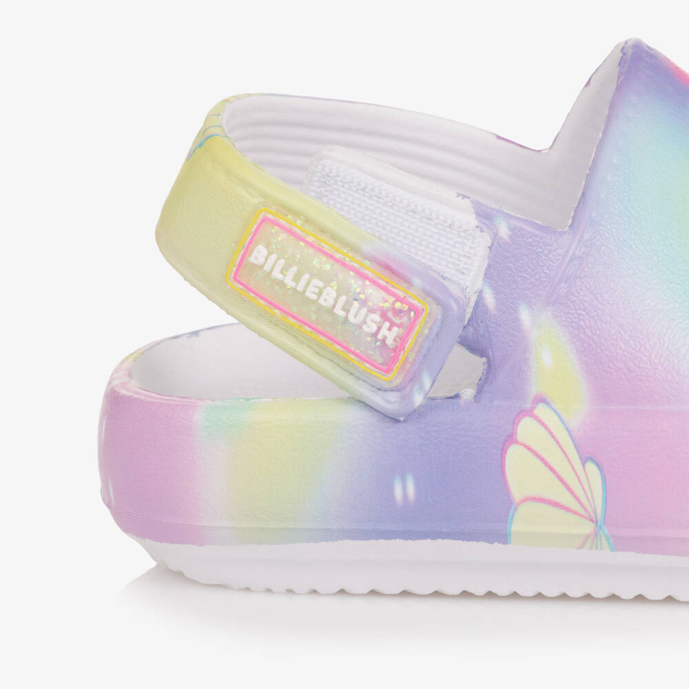 Billieblush-Сандалии сиреневые резиновые с ракушками для девочек | Childrensalon