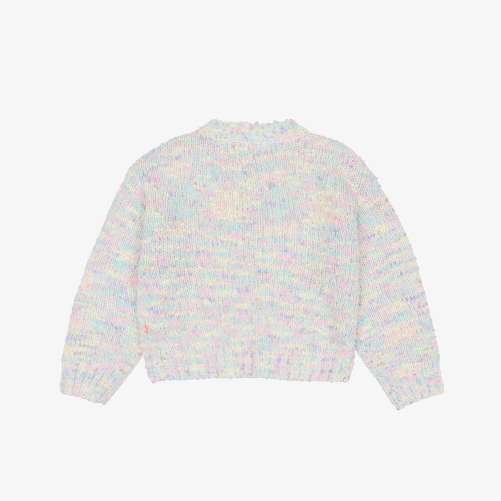 Billieblush-Girls Multicolour Pastel Knitted Sweater | Childrensalon