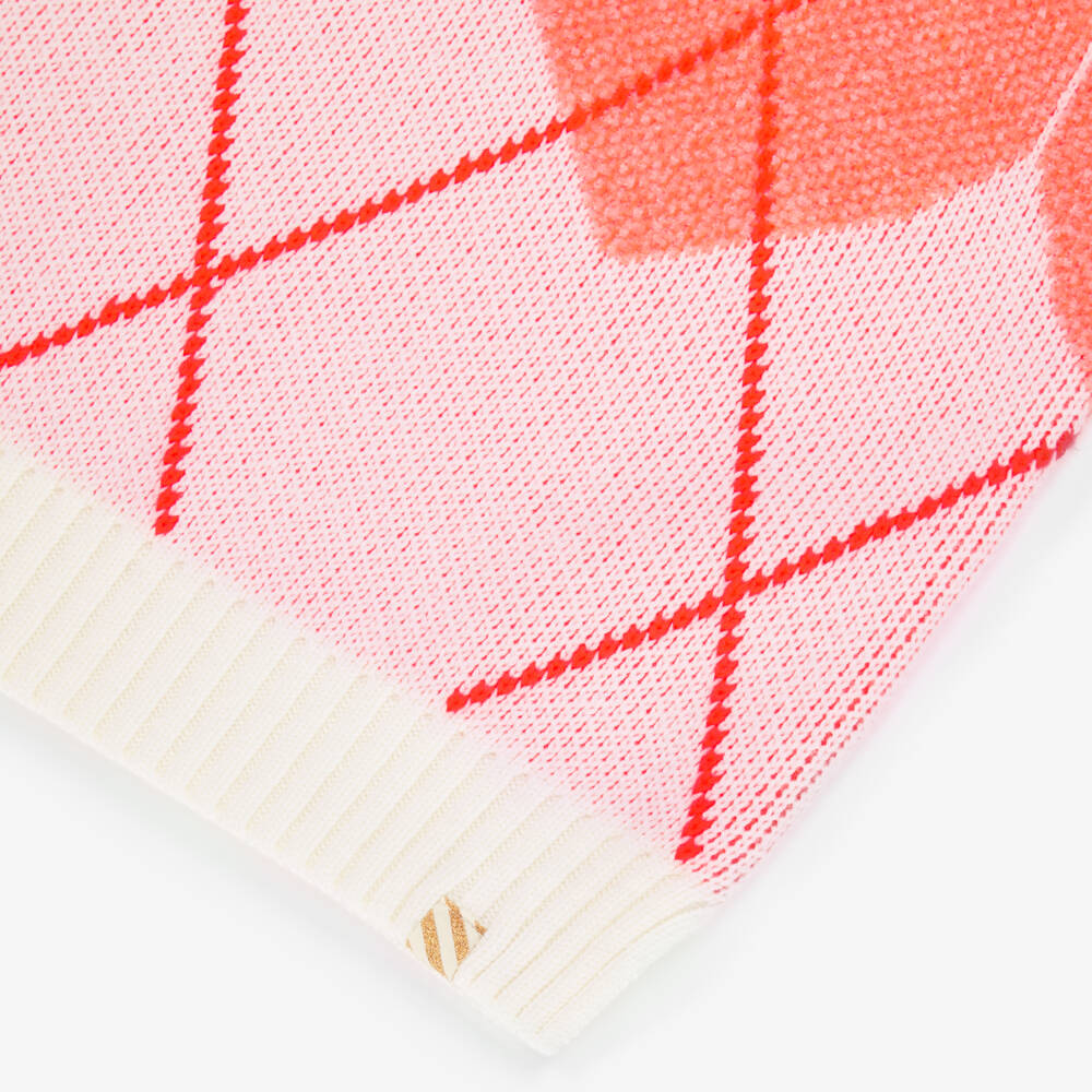 Billieblush-Girls Neon Coral Pink Knit Tank Top | Childrensalon