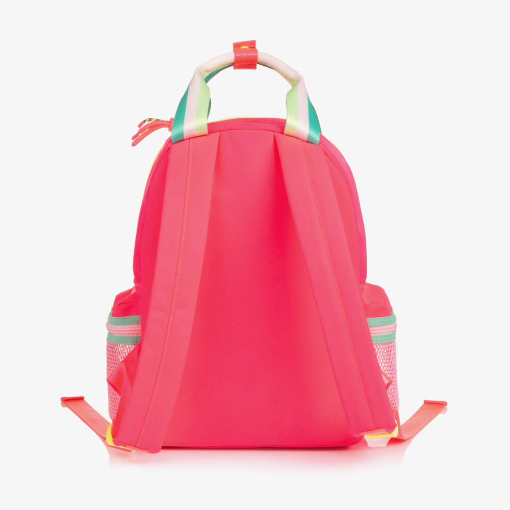Billieblush-Girls Neon Pink Backpack (34cm) | Childrensalon