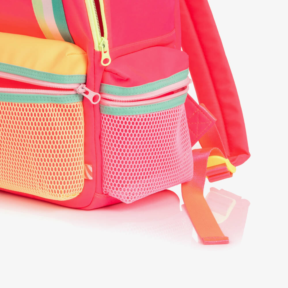 Billieblush-Girls Neon Pink Backpack (34cm) | Childrensalon
