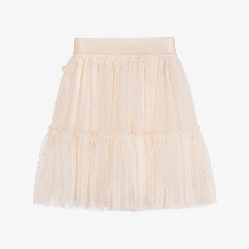 Billieblush-Юбка розовая из блестящего тюля для девочек | Childrensalon