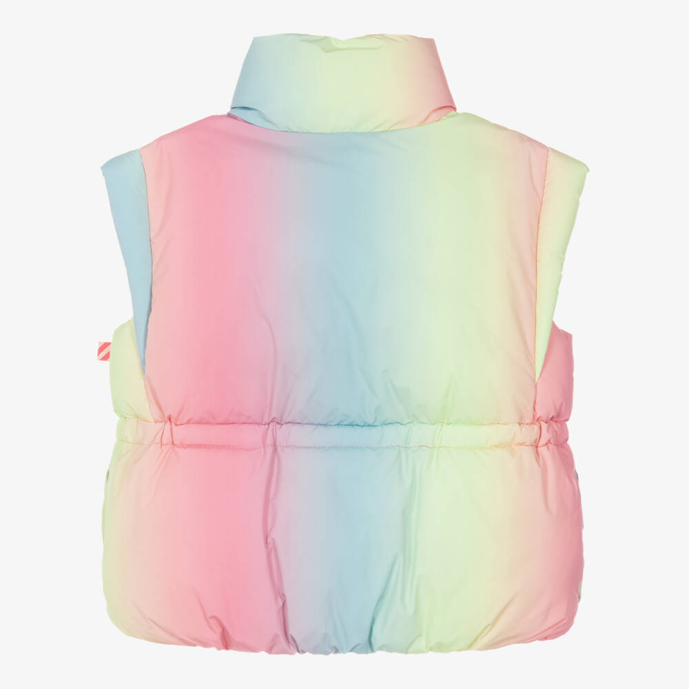 Billieblush-Girls Pastel Rainbow Gilet | Childrensalon