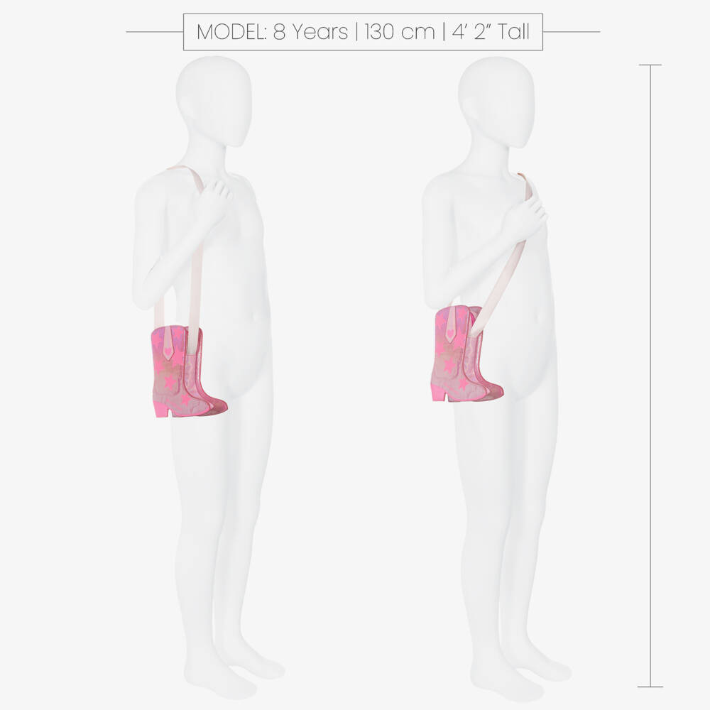 Billieblush-Сумка в форме сапога розовая для девочек (19см) | Childrensalon