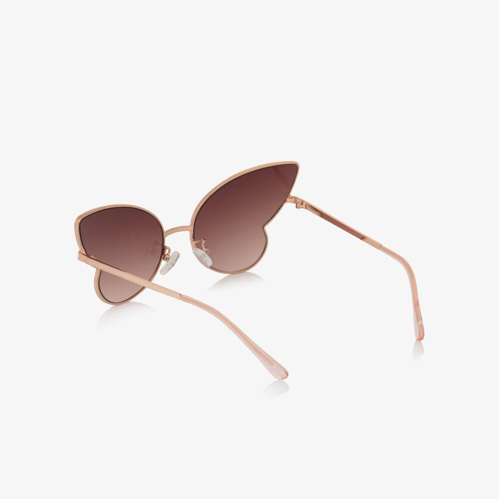 Billieblush-نظارات شمسية بشكل فراشة لون زهري للبنات (UV400) | Childrensalon