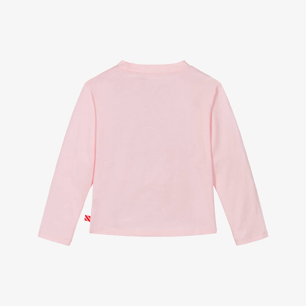 Billieblush-Girls Pink Cat Power Top | Childrensalon