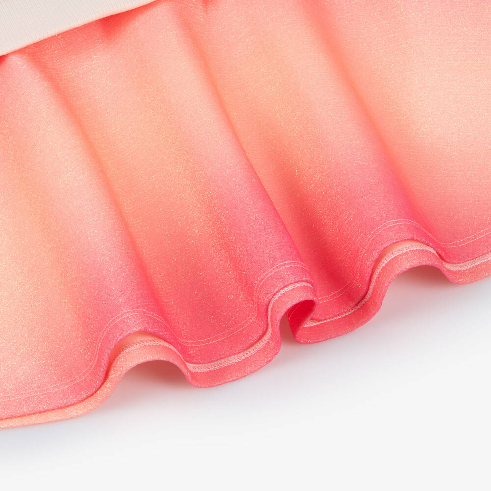 Billieblush-Girls Pink Cotton Sweatshirt Top Dress | Childrensalon