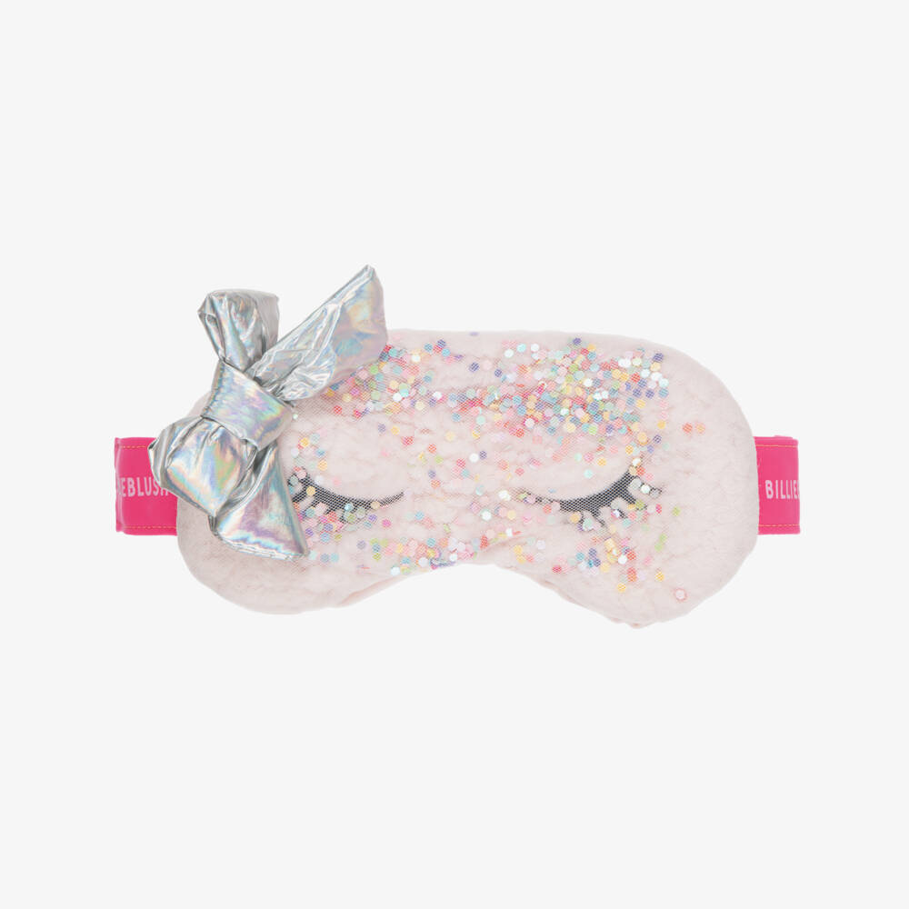 Billieblush-Girls Pink Glitter Eyemask | Childrensalon